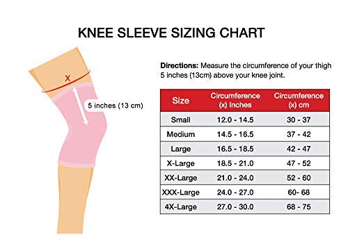 [Australia] - Doctor Developed Ladies Pink Knee Brace / Knee Compression Sleeve / Knee Support for Women & Doctor Written Handbook -Guaranteed relief for Arthritis, Tendonitis, Injury support, & Running (X-Large) X-Large 