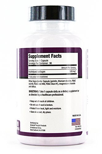 [Australia] - Rejuvicare Super Collagen Capsules for Beauty, Healthy Joints, Hair, Skin, & Nails, 90 Servings, Multi, (N8745) 