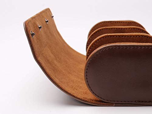 [Australia] - ZHZM Watch Travel Storage Case-Watch Roll Travel Case for Men and Women- 3 Watch Storage and Organizer-Secure Storage with Innovative Removable Pillows & Solid Dividers for Home Storage, Travel and Display ( Dark Brown) 