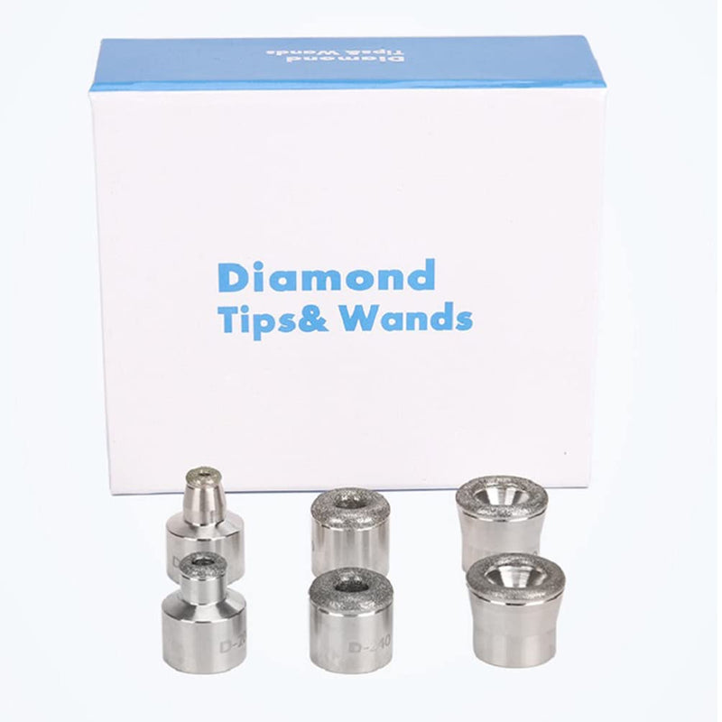 [Australia] - Uonlytech 1pc Diamond Dermabrasion Tips Microdermabrasion Replacement Tips Dermabrasion Machine Heads for Facial Peeling Skin Cleansing 
