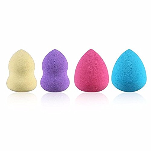 [Australia] - 4PCS Pro Beauty Flawless Makeup Foundation Puff Multi Shape Sponges Blender 