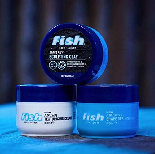 [Australia] - Fish Original Fish Fibre Pliable Fibre, For Undone Bedhead Styles, Strong Hold, Matt Finish, All Hair Types, 100ml 