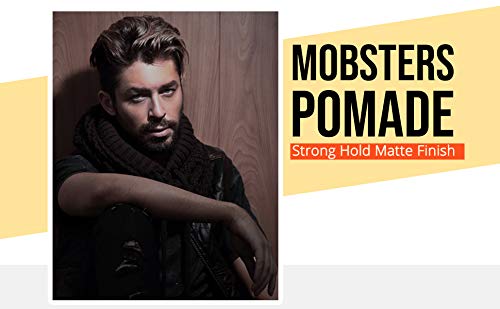 [Australia] - Mobsters Hair Pomade Strong Hold Water Based Deluxe Matt Finish Hair Wax Pro Salon Use Large 150g Tin Special Edition Hatchet Hatchet Harry 