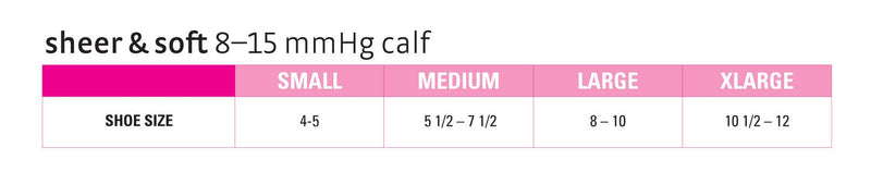 [Australia] - medi Sheer & Soft for Women, 815 mmHg, Calf High, Closed Toe Natural, Large, Standard 