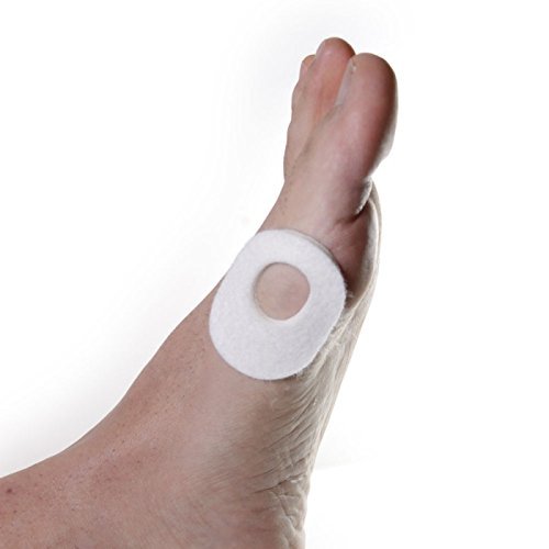 [Australia] - Dr. Jills 1/8" Oval Felt Callus Pads 20 Count (Pack of 1) 