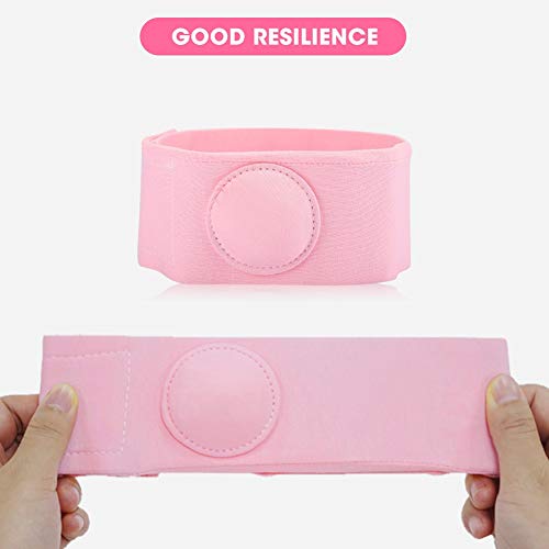 [Australia] - Hernia Belt, 2pcs Hernia Belt Hernia Therapy Treatment Children Infant Baby Umbilical Hernia Belt(Pink) 