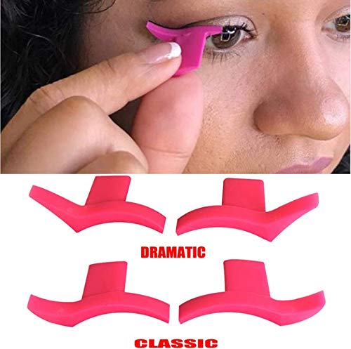 [Australia] - Lucktao Lazy Eye Shadow Applicator Silicon wing eyeliner Eyeshadow Stamp Crease (DRAMATIC) DRAMATIC 