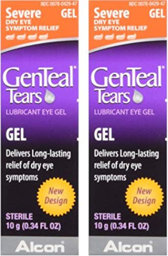 [Australia] - GenTeal Lubricant Eye Gel, Severe, Twin Pack - ( 2 Tubes 10 Grams Each) - Packaging May Vary 