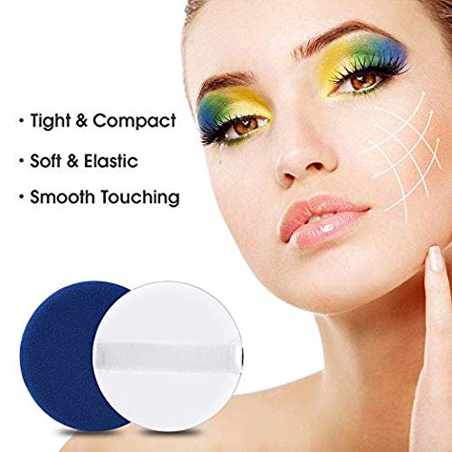 [Australia] - 10/20 pack Ultra-Soft Makeup Foundation Sponge Air Cushion Powder Puff for Applying BB Cream, Liquid Cream, Shading Loose Powder (10pack blue) 10pack blue 