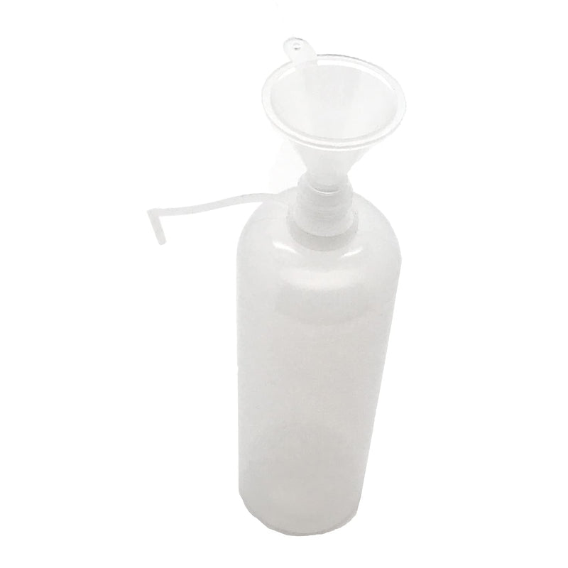 [Australia] - 5 Pcs Precision Tip Applicator Bottles, MYYZMY 4 Ounce Needle Tip Bottle, with 2 Pcs Mini Funnel, White Lid 