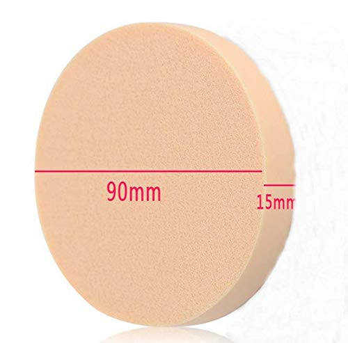 [Australia] - WOIWO 10 Pieces Makeup Sponge Facial Powder Puff, Wet and Dry Dual Use,Beauty Blender for Cosmetic Flawless Foundation 
