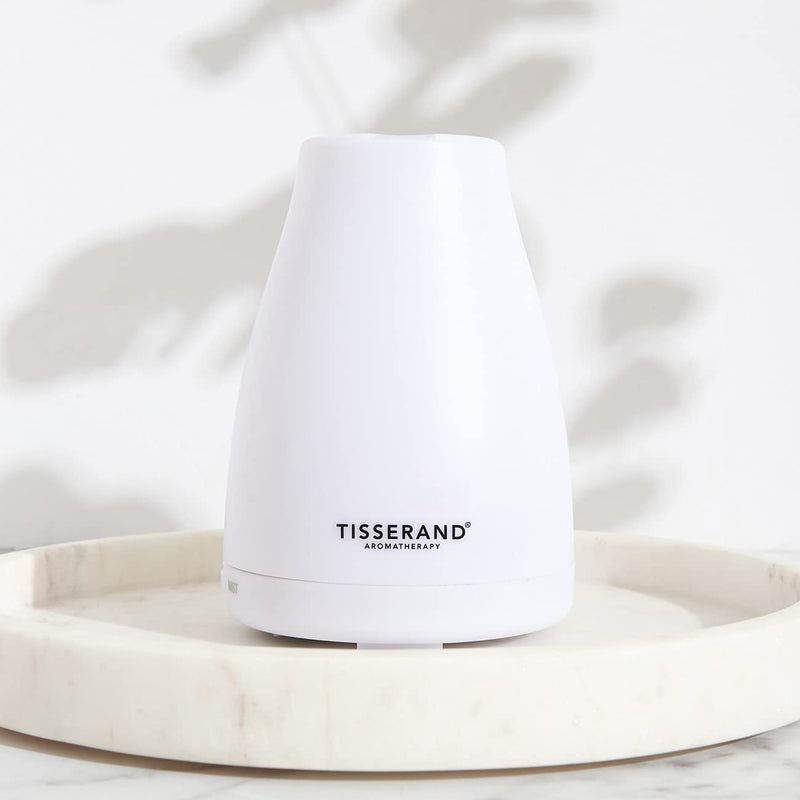 [Australia] - Tisserand Aromatherapy | Aroma Spa Diffuser | For Use With Essential Oils | Mood Lighting | 5 Hours Ultra-Quiet Continuous Mist | 100ml Capacity 