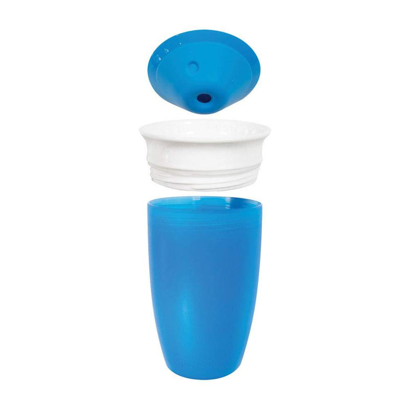 [Australia] - Munchkin Miracle 360 Cup, Baby and Sippy Cup, Ideal Sippy, Water and Weaning Cup 12+ Monthss, 10 oz/ 296 ml, Blue. 