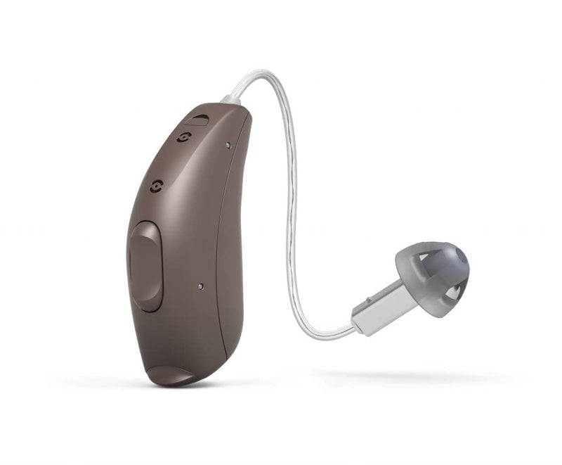 [Australia] - Hearing Aid Domes Smoky Gray Tips Ear Pieces Comfortable for Open Fit BTE Sound Amplifier PSAP Kit Invisible, except for RIC 5mm (S * 10) 