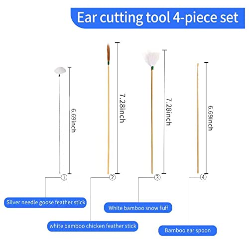 [Australia] - shandong papaya Cleaner,Wooden Bamboo Ear Scoop, Ear Cleaning Tool, Portable Earwax Removal Tool , Ear Wax Removal, Ear Wax Removal Tool 
