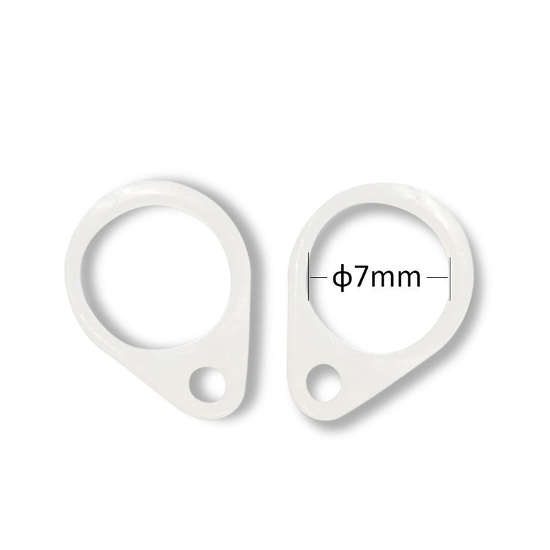 [Australia] - Silicone Loops BTE Hearing Aid Clip Adaptor (Three Pair) (7mm) 