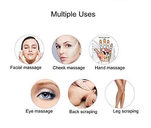 [Australia] - Bounabay Rose Quartz Gua Sha Massage Tool with Gift Bag, Top Sheerness Natural Jade Massage Stone for Facial Body Skincare, SPA Acupuncture Therapy Trigger Point Treatment Caring Pink Heart Shape 
