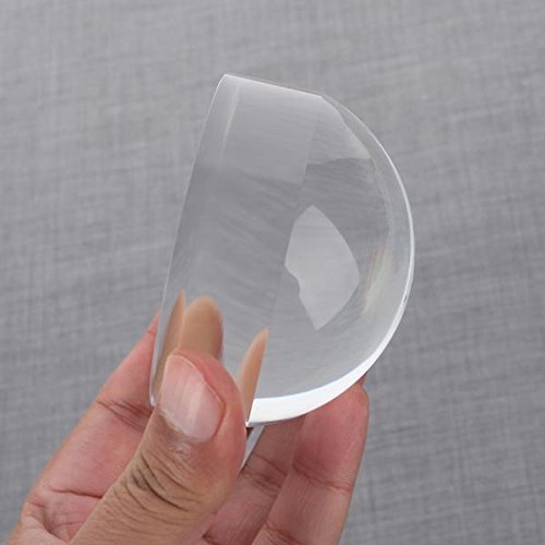 [Australia] - Beileshi 5X Acrylic Paperweight Magnifying Glass Desktop Dome Magnifier 80mm/3.14inch Optical Half Ball/3'' Reading Magnifying Tool for Hobby Reading Family and Macular Degeneration 