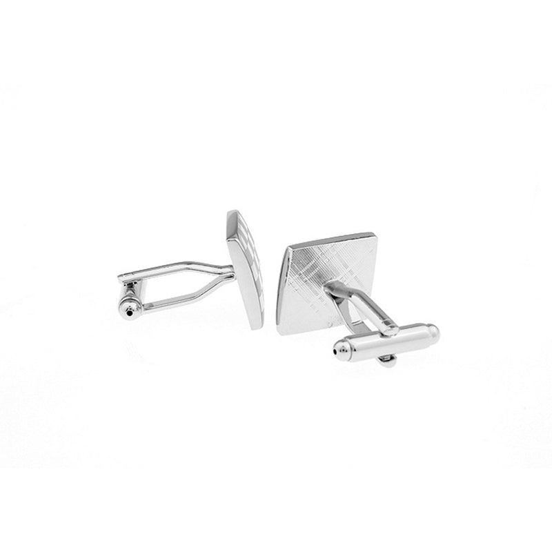 [Australia] - Mens Cufflinks Laser Classic Square Luxury Wedding Business Gift Cuff Links Style2 