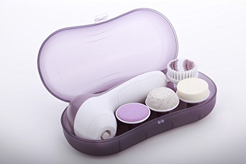 [Australia] - BriteLeafs 4-in-1 Electric Facial & Body Brush Spa Cleaning System (BL-802) with Travel Carrying Case 