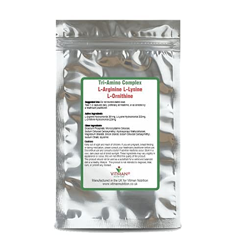[Australia] - L-Arginine L-Lysine L-Ornithine - Synergistic Amino Acid Complex 1000mg Tablets - Bodybuilder Supplement 90 