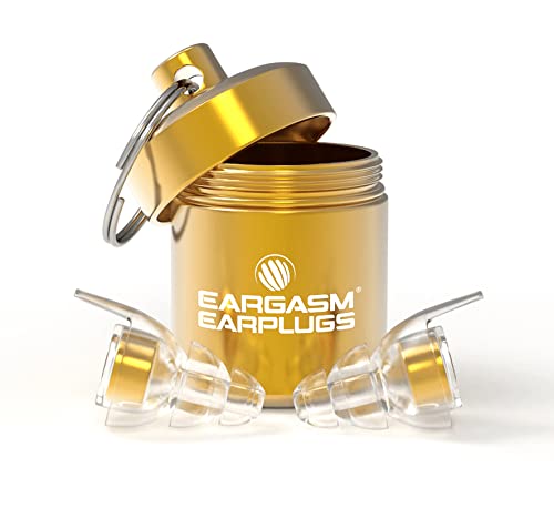 [Australia] - Eargasm High Fidelity Earplugs for Concerts Musicians Motorcycles Noise Sensitivity Conditions and More (Premium Gift Box Packaging) (Gold) Gold 
