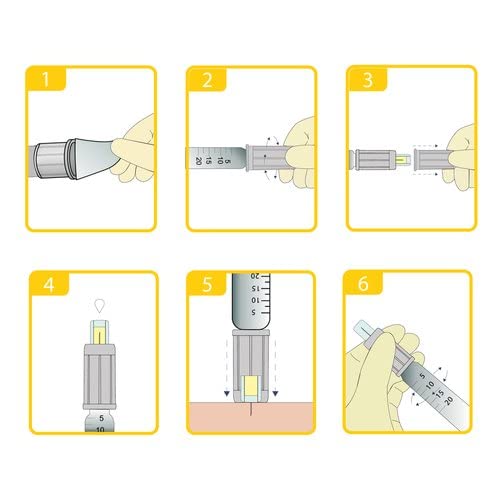 [Australia] - MediVena ONE-CARE Safety Pen Needles, 30G, 8mm, Box of 100, Safe Injection, Compatible with Most Pen injectors 
