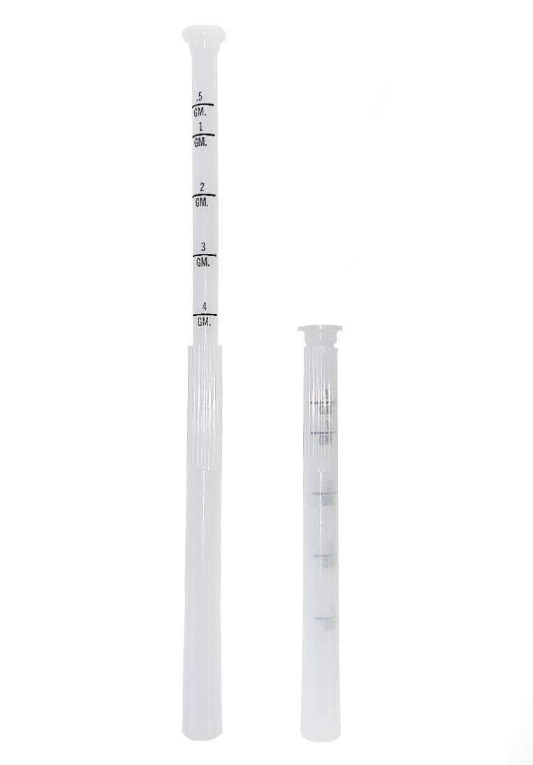 [Australia] - Disposable Plastic Vaginal Applicator Pack: Hygienic Threaded Injector Applicators to Fit Preseed Lubricant, Estrace, Personal Lube and OTC Gel or Cream Products - With Dosage Measurements - 60 Pack 
