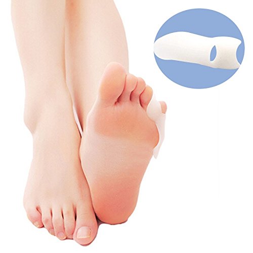 [Australia] - Pedimend Silicone Gel Small Toe Bunion Corrector - Pinky Toe Protectors for Bunions Treatment - Tailor's Bunion Pads - Protect Pinkie Toe from Rubbing & Hurt - Unisex - Foot Care (1PAIR - 2PCS) 1pair - 2pcs 