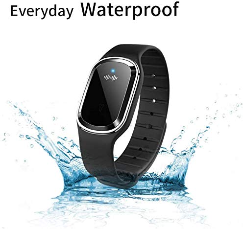[Australia] - MZFANG Mosquito Repellent Bracelet Ultrasonic Anti Mosquito Repeller Wristband Watch USB charge Waterproof Portable for Children Adults (Black) Black 