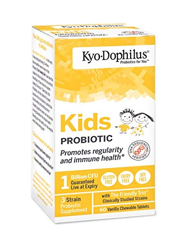 [Australia] - Kyo-Dophilius Kids Probiotic, Promotes Regularity and Immune Health*, 60 tablets (Packaging may vary) 