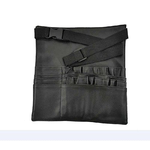 [Australia] - Professional 22 Pockets PU Leather Cosmetic Makeup Brush Bag Case Holder with Belt Strap, Brushes Not Included 