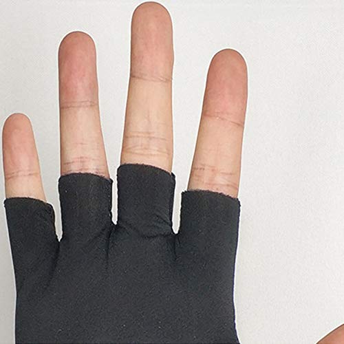 [Australia] - Compression Arthritis Gloves - Magnetic Anti-Arthritis Fingerless Health Therapy Gloves Copper Infused Arthritis Gloves, Compression Therapy, Increases Blood Flow for Women and Men(1 Pair) 