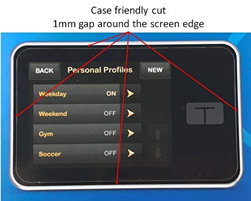 [Australia] - A1C WEAR - 9H Flexible Glass Screen Protector For Tandem tSlim X2 and tFlex Insulin Pumps - Won't Crack or Chip - Anti-Scratch Anti-Fingerprint - 2 Pack 