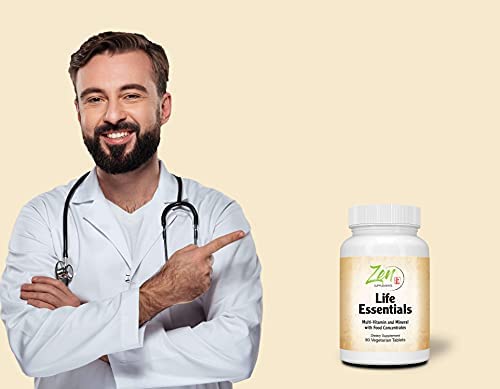[Australia] - Whole Food Life Essentials Multivitamin - Best Full-Spectrum Vitamins, Minerals, Super Food Nutrients, PhytoAlgae, Greens Blend - Best Supplements for Arthritis Pain, Boost Energy & Well-Being -90 Tab 