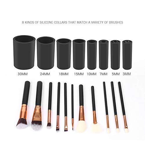 [Australia] - Premium Makeup Brush Cleaner Dryer Super-Fast Electric Brush Cleaner Machine Automatic Brush Cleaner Spinner Makeup Brush Tools (Black) 