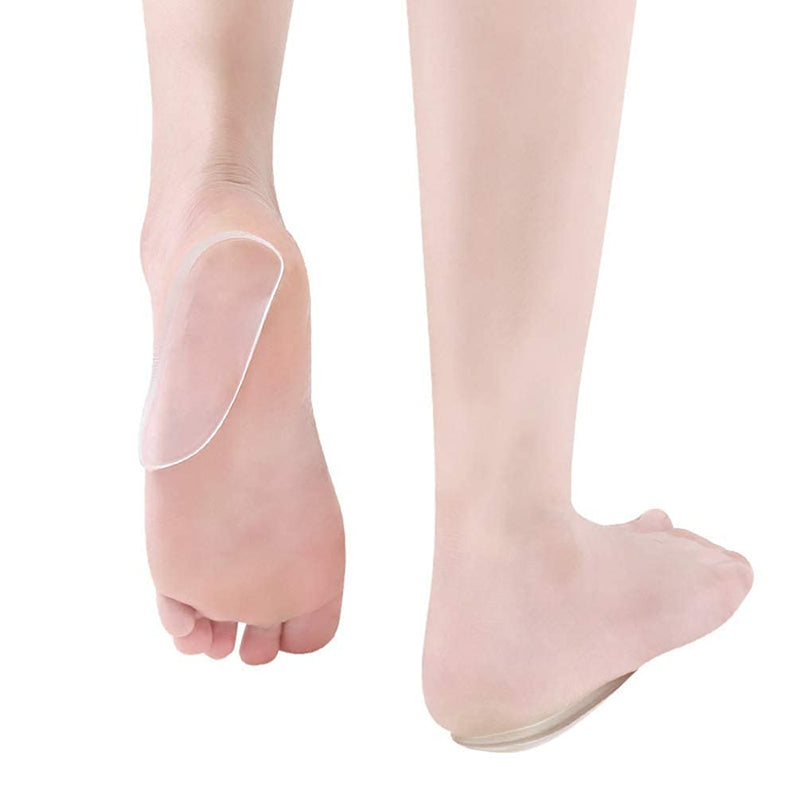 [Australia] - HEALLILY Heel Wedge Insert Medial Lateral Heel Insoles Supination Pronation Corrective Shoe Inserts for Foot Alignment Bow Leg Osteoarthritis 2 Pairs 