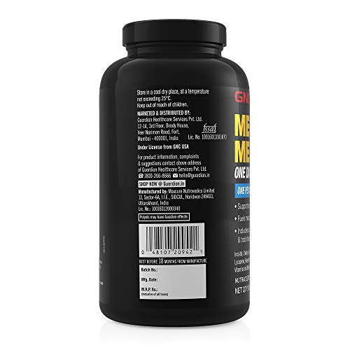 [Australia] - GNC Mega Men One Daily Multivitamin for Men, 60 Count, Take One A Day for 19 Vitamins and Minerals, Supports Muscle Performance, Energy, Metabolism, Brain, and Immune System 