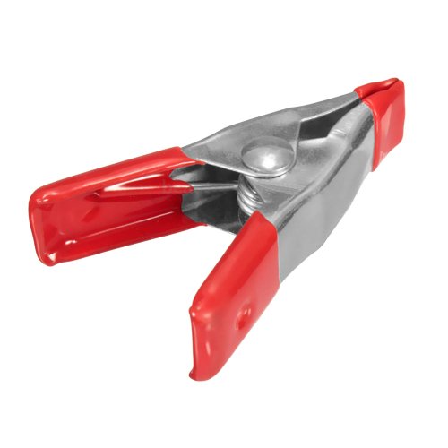 [Australia] - Wideskall® 2" inch Mini Metal Spring Clamps w/Red Rubber Tips Clips (Pack of 12) Pack of 12 