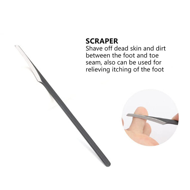 [Australia] - Sonew Professional Pedicure Knife Set, Dead Skin Corn Foot Callus Remover Ingrown Toenail Blade Tool Foot Repair Rasp with Storage Bag 