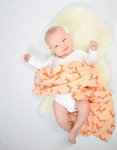 [Australia] - Cosatto - Muslin Squares - Newborn Essentials - 100% Soft Cotton - Baby Shower Gifts - Machine Washable - New Mum Gifts - Mr Fox Mister Fox 
