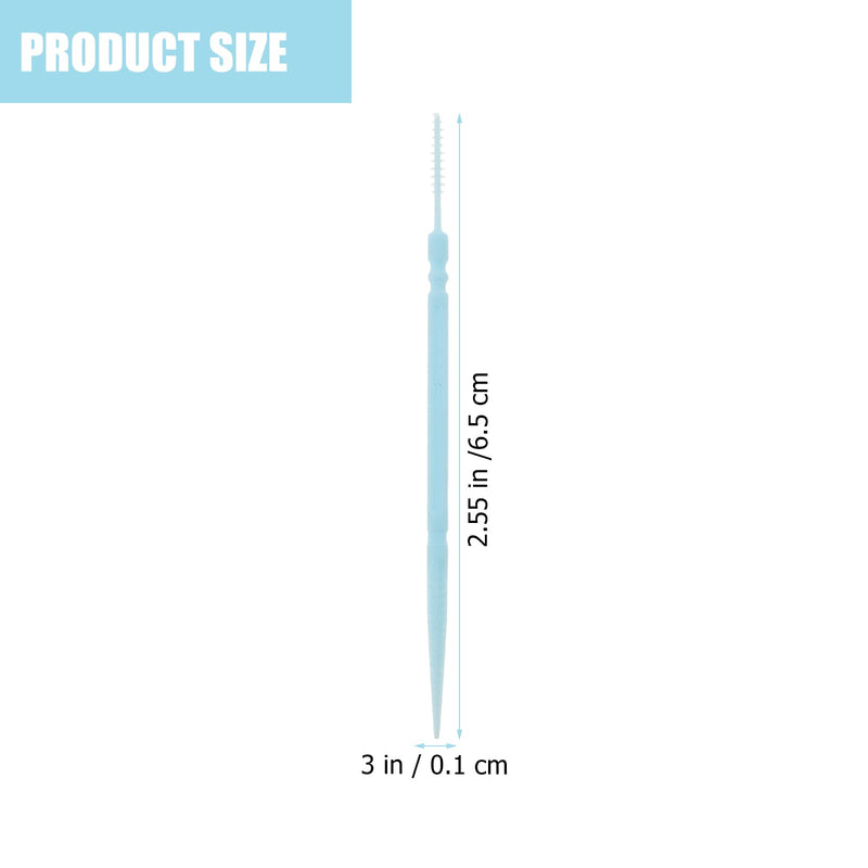 [Australia] - 1060pcs Dental Toothpicks Double-Ended Interdental Brushes Plastic Oral Teeth Cleaning Tool Dental Floss Sticks for Men Women 