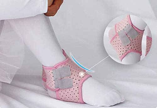 [Australia] - 2 Pack Ankle Braces for Kids Child Adjustable Mesh Compression Ankle Tendo Foot Support Protector Stabilizer Wraps Ankle Guards for Juvenile Sprains Injuries, Arthritis Relief, Joint Pain, Ankle Sore Small: (Pack of 2) Pink 