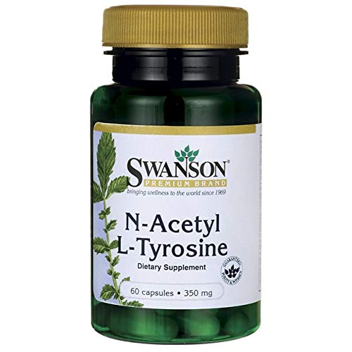 [Australia] - Swanson Amino Acid N-Acetyl L-Tyrosine 350 Milligrams 60 Capsules 1 