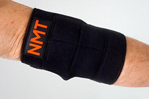 [Australia] - Ankle/Elbow Wrap by NMT ~ Active Pain Relief for Women and Men, Arthritis, Joint, Tear, Tennis Elbow, Tendonitis, Sore, Bursitis, Swelling ~ New Adjustable Black device ~ Physical Therapy 