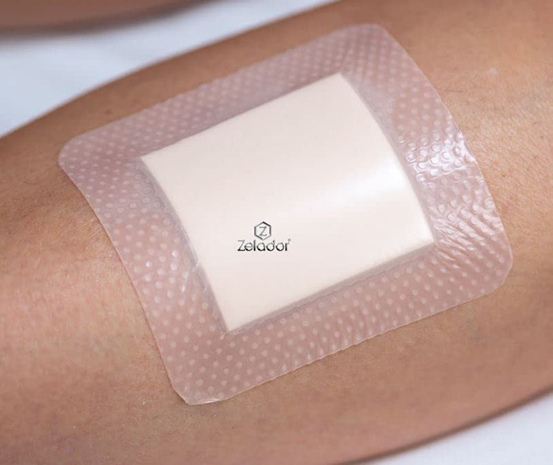 [Australia] - Silicone PU Foam Dressing (Moderex Border Plus) with Border and Optisil Silicone Contact Layer (10x10cm x 10) 10x10cm x 10 