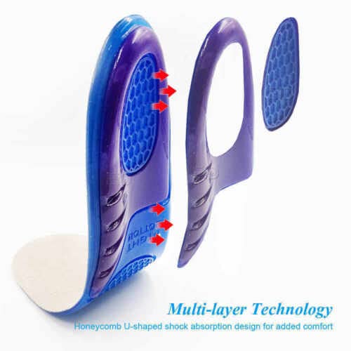 [Australia] - Xample® Size 8-12 Orthotic Insoles for Arch Support Plantar Fasciitis Flat Feet Massaging for Men and Women Back & Heel Pain 