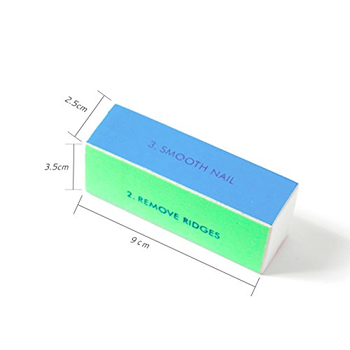 [Australia] - YIMART 5Pcs/set Nail Art Buffer Block Nail File For Nail Polish UV Gel Manicure Pedicure Buffing Sanding Polish (Flower) Flower 