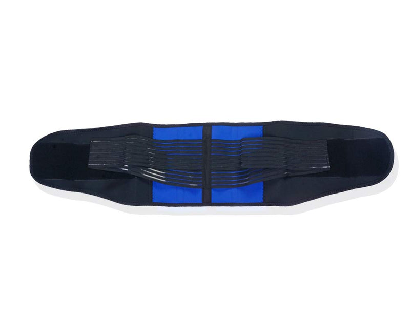 [Australia] - FitMad Adjustable Neoprene Double Pull Lumbar Support Lower Back Belt Brace - Back Pain/Slipped Disc Pain Relief - Large (32-36 inches) L 