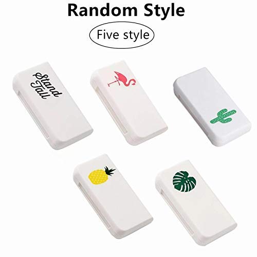 [Australia] - 4 Pcs Daily Pill Box Case Waterproof Medicine Organizer Vitamin Holder Mini Pill Medicine Container for Travel Use 